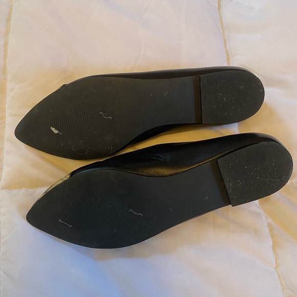 Cheetah Animal Print Leather Pointed Toe Flat - Picture 4 of 5